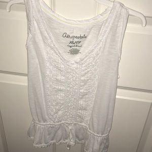 White Aeropostale Tank